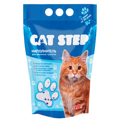 Наполнитель Cat Step Силикагелевый 3,8л