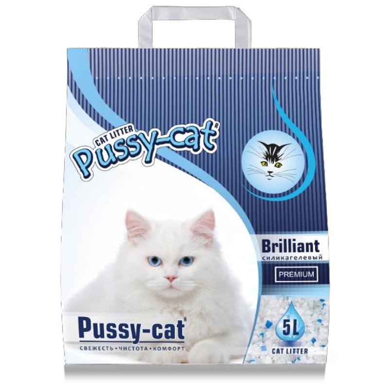 Наполнитель Pussy-cat Силикагелевый 5л