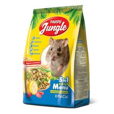Happy Jungle сухой корм для крыс 400гр
