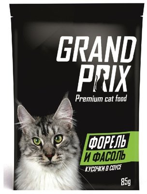 GRAND PRIX пауч Форель и фасоль в соусе