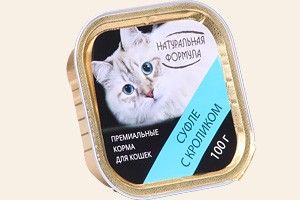 Натуральная формула консервы Суфле с кроликом